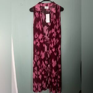 Ember Burgundy Sleeveless Dress